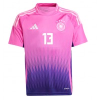 Camiseta Alemania Thomas Muller #13 Visitante Equipación Eurocopa 2024 manga corta